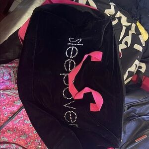 Black and Pink Sleepover Bag